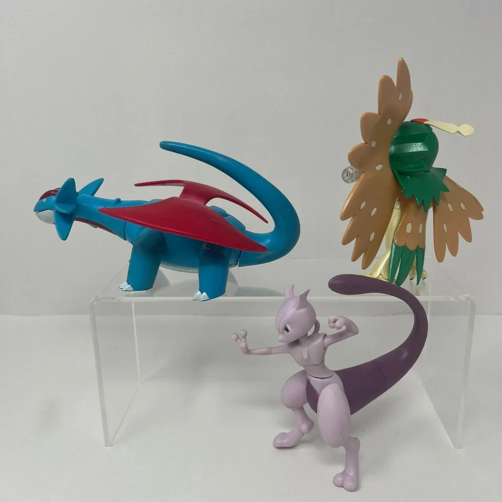 Pokemon Action Figure Lot 36 Mixed Sizes Multi Color Pikachu Mewtwo Articuno